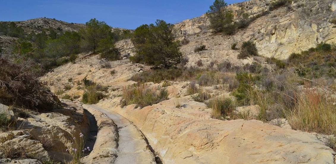 Carriladas en el Barranco de San Antón